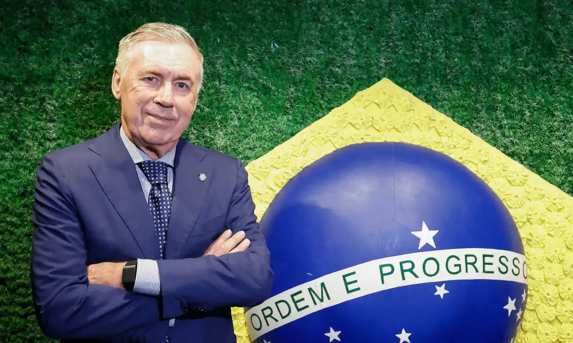 CBF renova contrato de Carlo Ancelotti até a Copa do Mundo de 2030