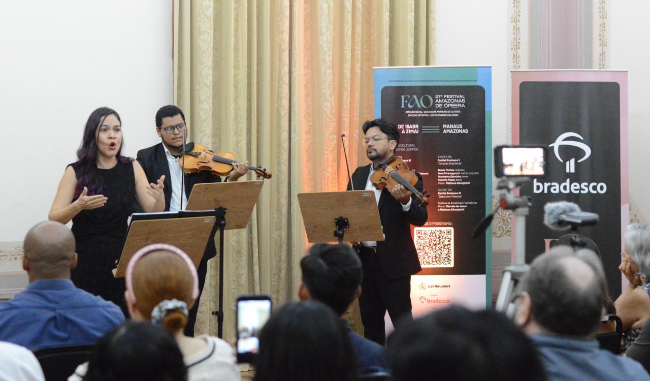 Recitais Bradesco emocionam público no Festival Amazonas de Ópera em Manaus