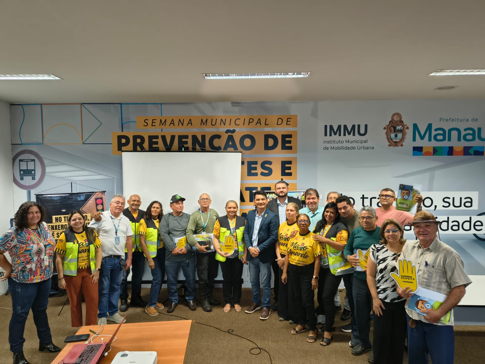 condutor consciente, Manaus, trânsito seguro, Maio Amarelo, transporte complementar, IMMU