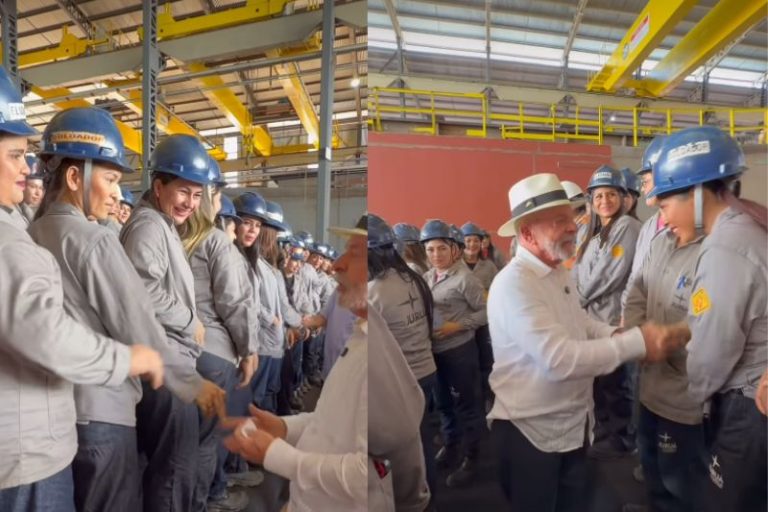 Presidente destaca produtividade feminina em estaleiro