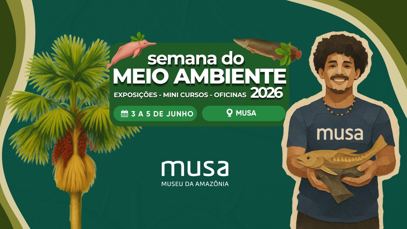 MUSA destaca ciência e conservação na Semana do Meio Ambiente