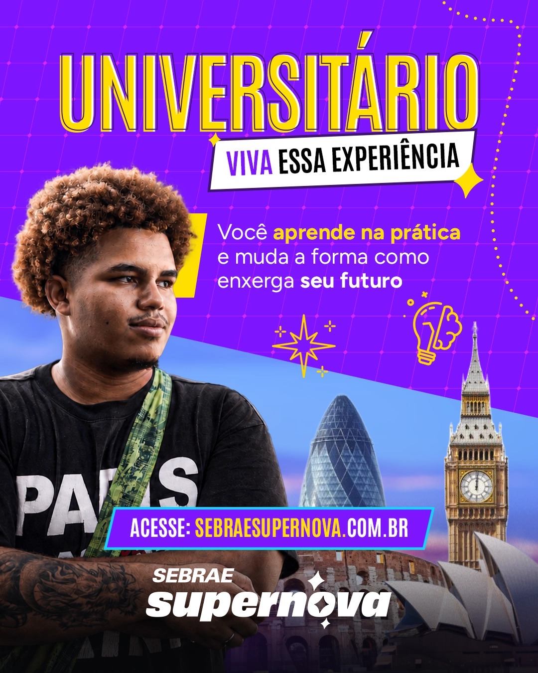 Sebrae oferece prêmio internacional a estudantes