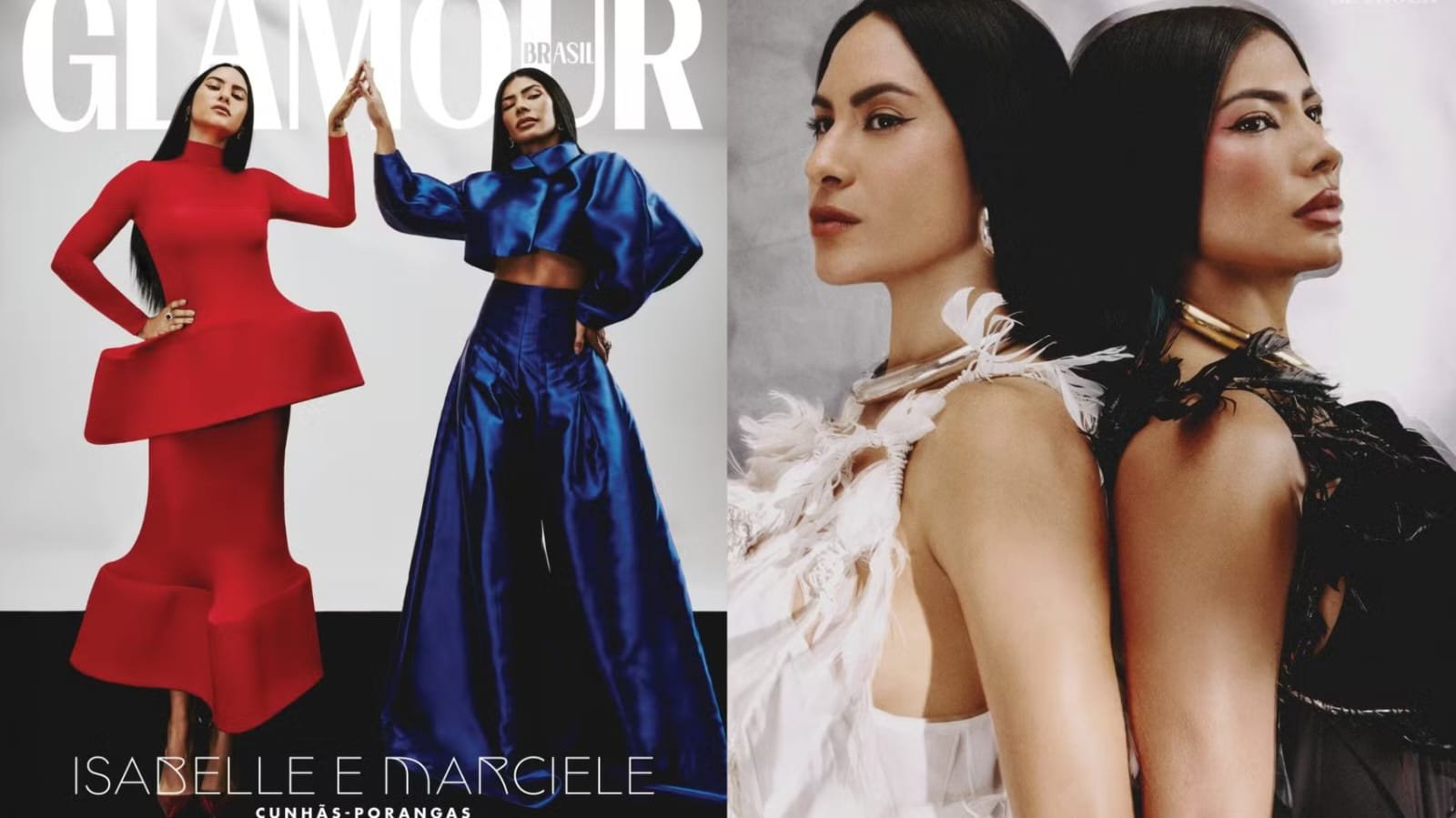 Marciele e Isabelle brilham na Glamour antes de Parintins