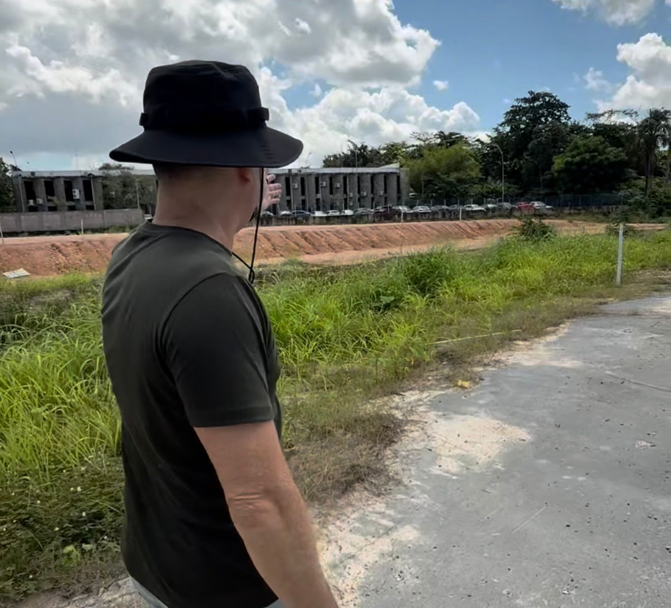 O que foi encontrado durante a vistoria na obra