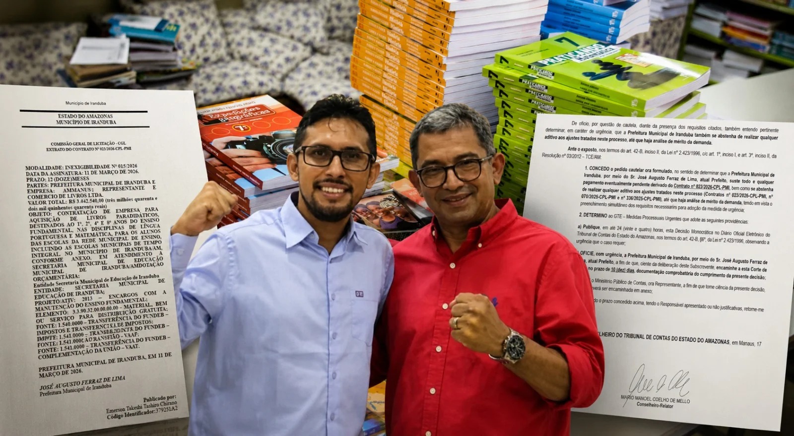Contrato de livros em Iranduba é investigado pelo TCE-AM