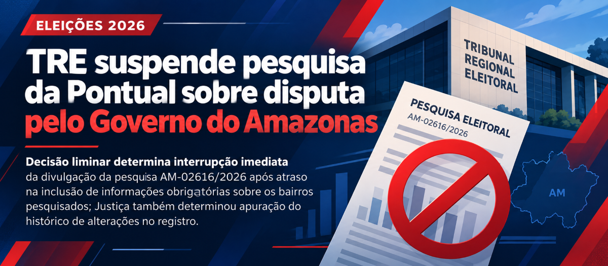 Pesquisa da Pontual sobre governador e senador é suspensa pelo TRE