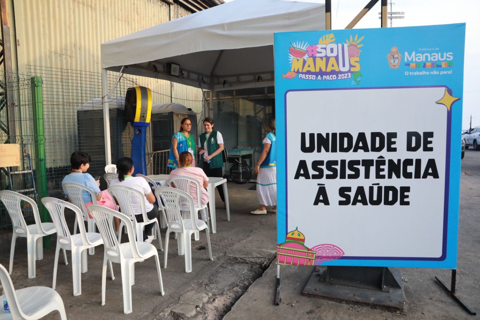 Saúde inicia operação no primeiro dia do #SouManaus 2026