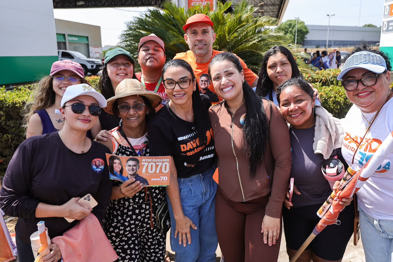 Mobilização nas ruas reforça chapa David Almeida e Dra. Shádia